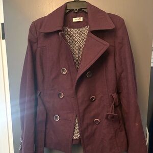 Orsay Women's Purple Peacoat